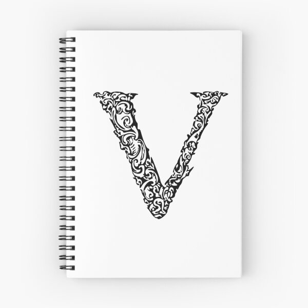 Item preview, Black Monogram - Letter "V" designed and sold by RoamingRabbit.