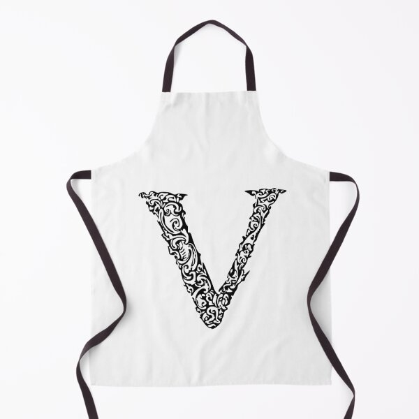 Item preview, Black Monogram - Letter "V" designed and sold by RoamingRabbit.