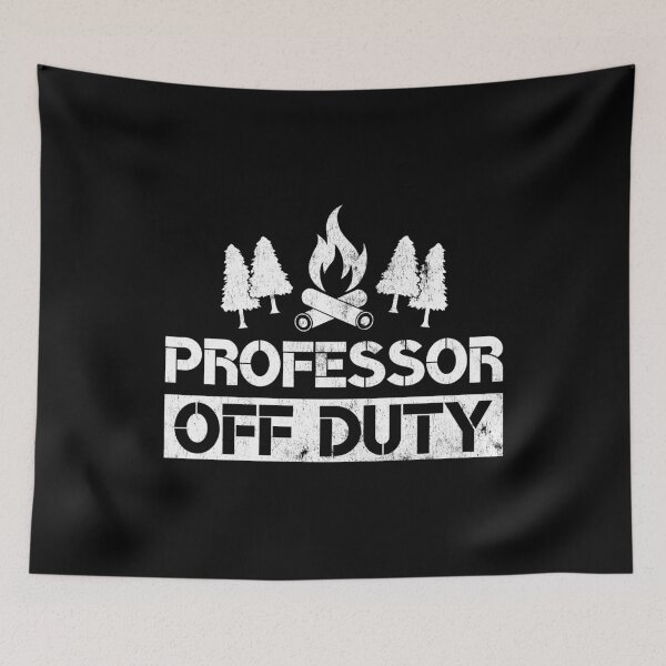 Item preview, Professor Off Duty Funny Camper Camping Lover Gag designed and sold by WYGSTORE.