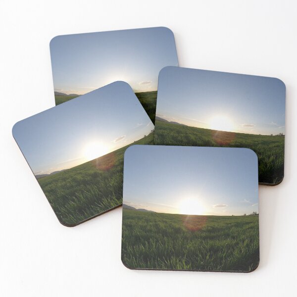 Item preview, Sunset in green nature designed and sold by nelllkata.