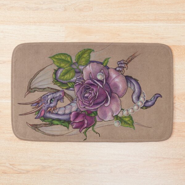 Item preview, Purple Rose Dragon (June) designed and sold by justteejay.