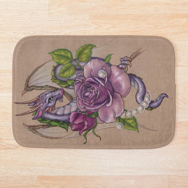 Item preview, Purple Rose Dragon (June) designed and sold by justteejay.