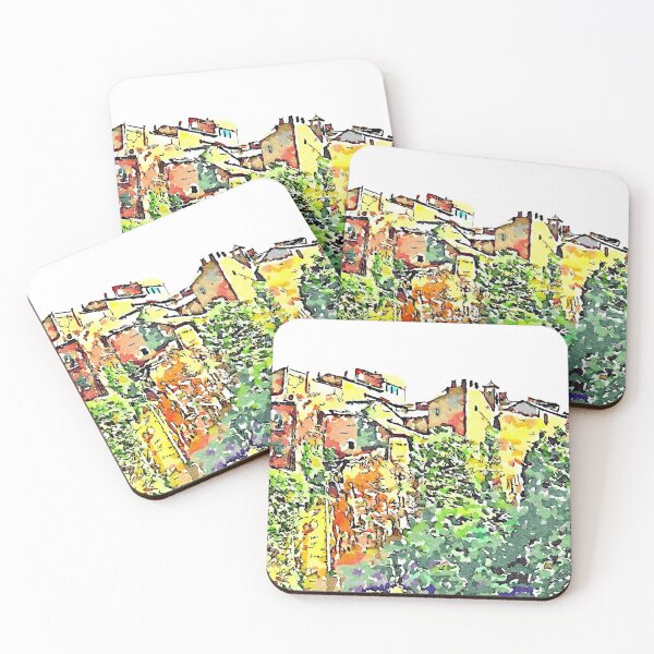 Item preview, Barbarano Romano: landscape with wood and village on the rock designed and sold by Giuseppe Cocco.