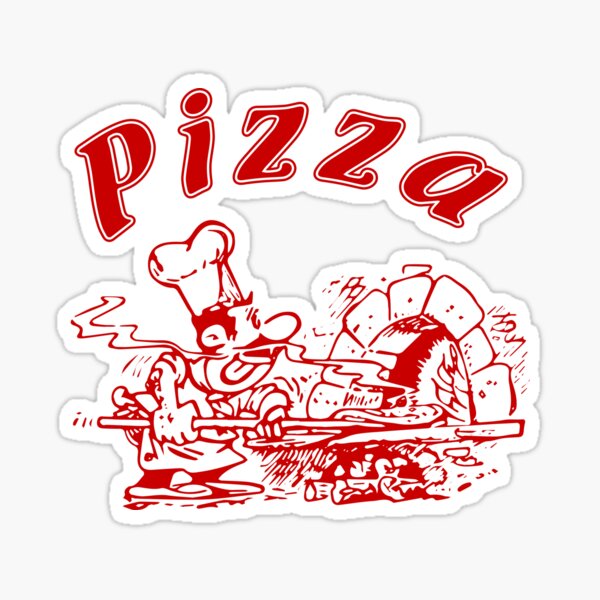 Pizza Taxi Auto Geschenk' Sticker