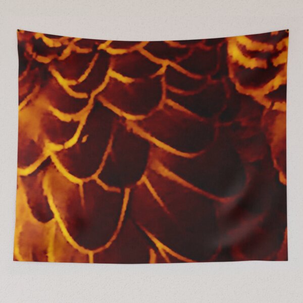 Item preview, Bird wing dyed gold pattern image Melbourne Australia designed and sold by MelbourneGarden.
