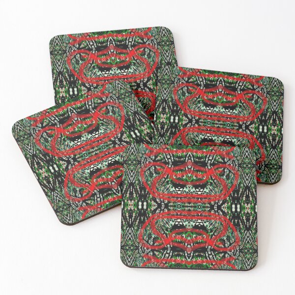 Item preview, Greens and Reds Pattern designed and sold by Geoff Treagus.