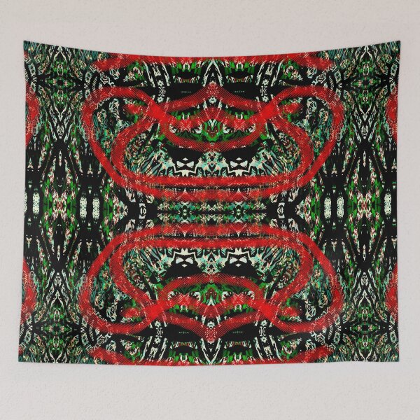 Item preview, Greens and Reds Pattern designed and sold by Geoff Treagus.