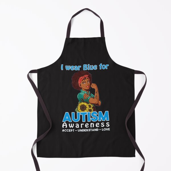 Item preview, I wear blue for autism awareness, accept understand love gift designed and sold by Season43.