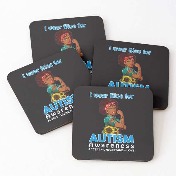 Item preview, I wear blue for autism awareness, accept understand love gift designed and sold by Season43.