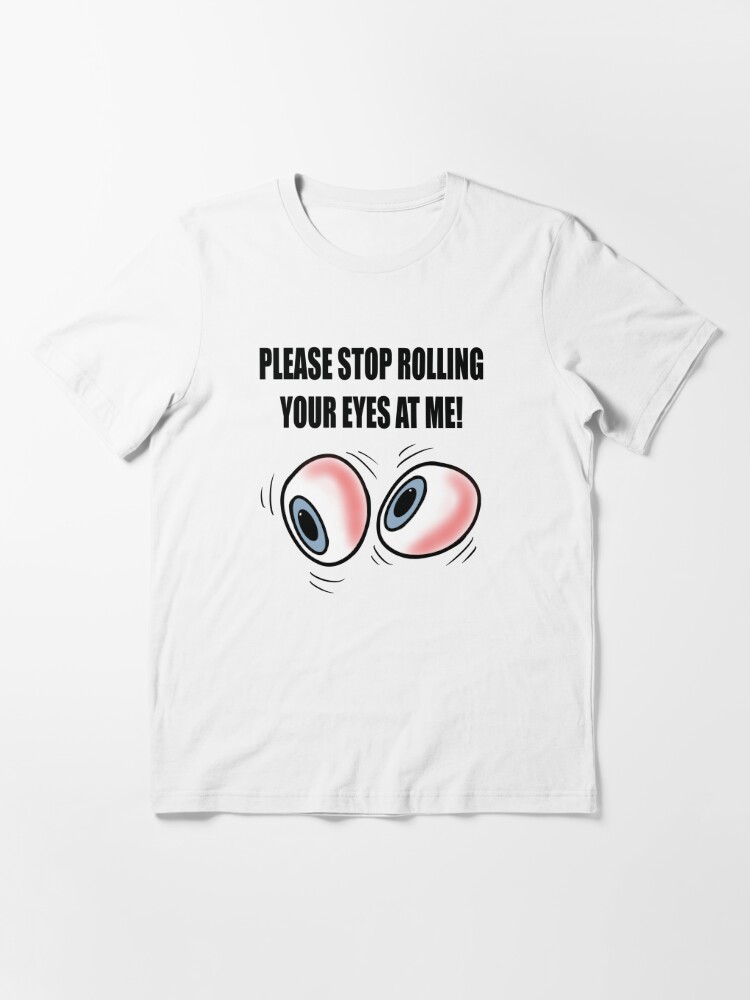 WHITE T SHIRT WITH RED HEART WITH EYES MOTIF