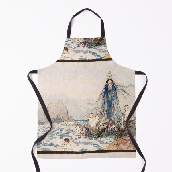 Item preview, Lady of the water illustration  - Warwick Goble designed and sold by Vintage Designs +.
