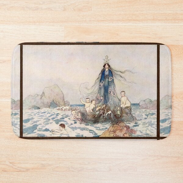Artikelvorschau, Lady of the water illustration - Warwick Goble entworfen und verkauft von Vintage Designs +.