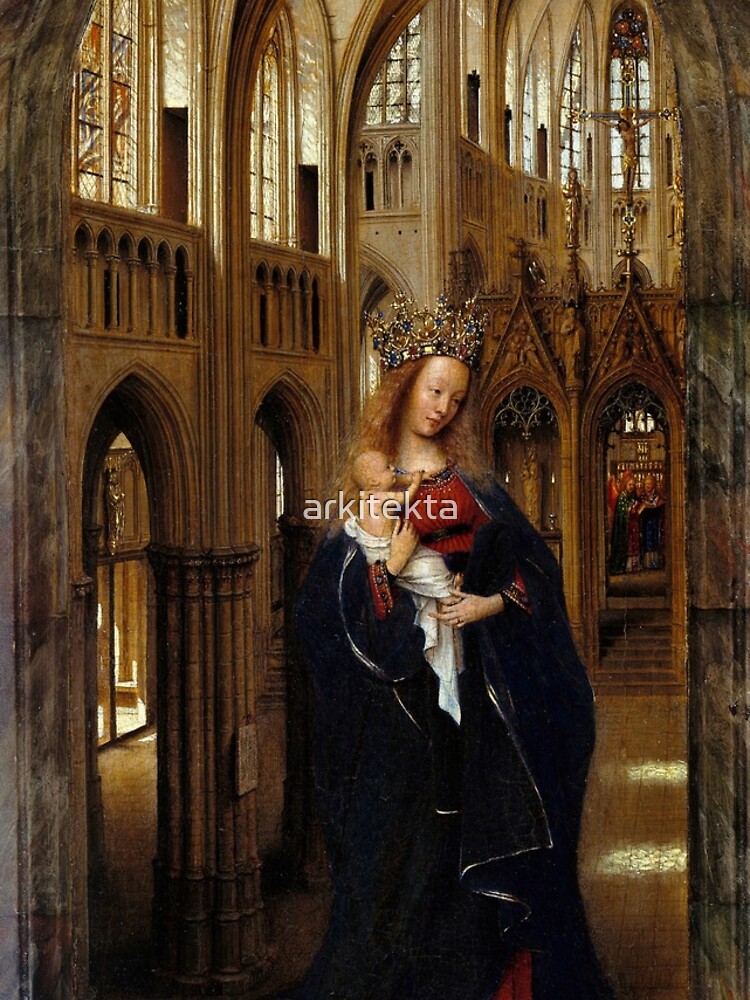 Disover The Madonna in the Church by Jan Van Eyck Iphone Case