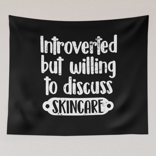 Item preview, Introverted But Willing to Discuss Skincare Funny Skin Lover Esthetician Introvert  designed and sold by WYGSTORE.