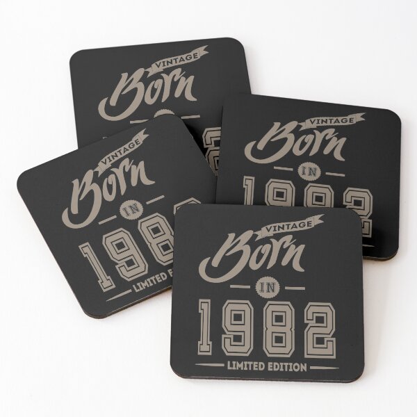 Item preview, Born in 1982 birthday gift design designed and sold by rodmendonca.