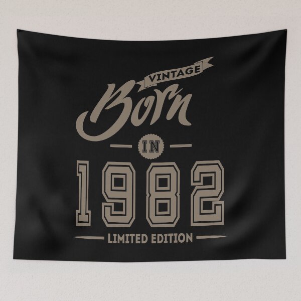 Item preview, Born in 1982 birthday gift design designed and sold by rodmendonca.