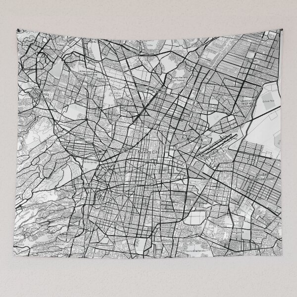 Item preview, Mexico City, Mexico Map (Theme 1) designed and sold by Mapnify.