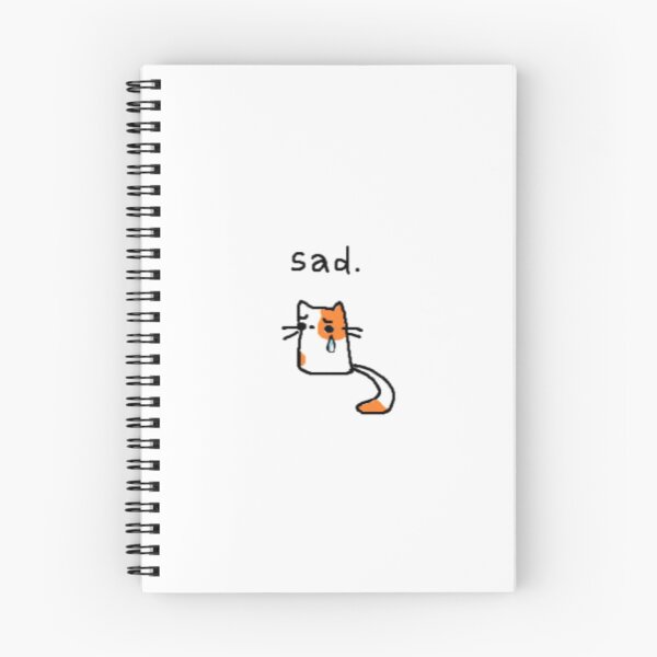 Item preview, sad cat designed and sold by suncower.