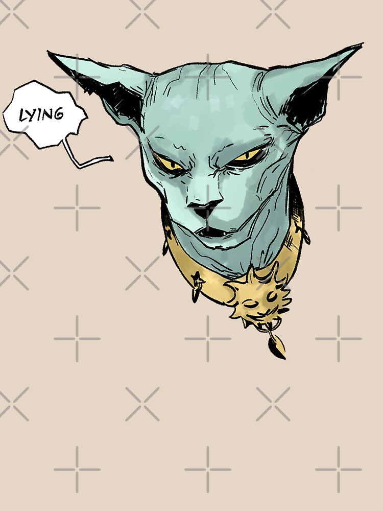 lying cat figure