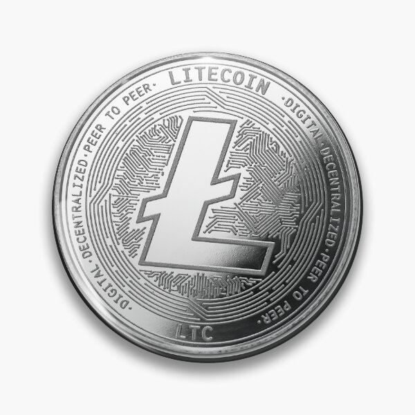 Item preview, Litecoin ( LTC ) Coin Token Silver / Platinum Crypto Cryptocurrency designed and sold by custom-firmware.