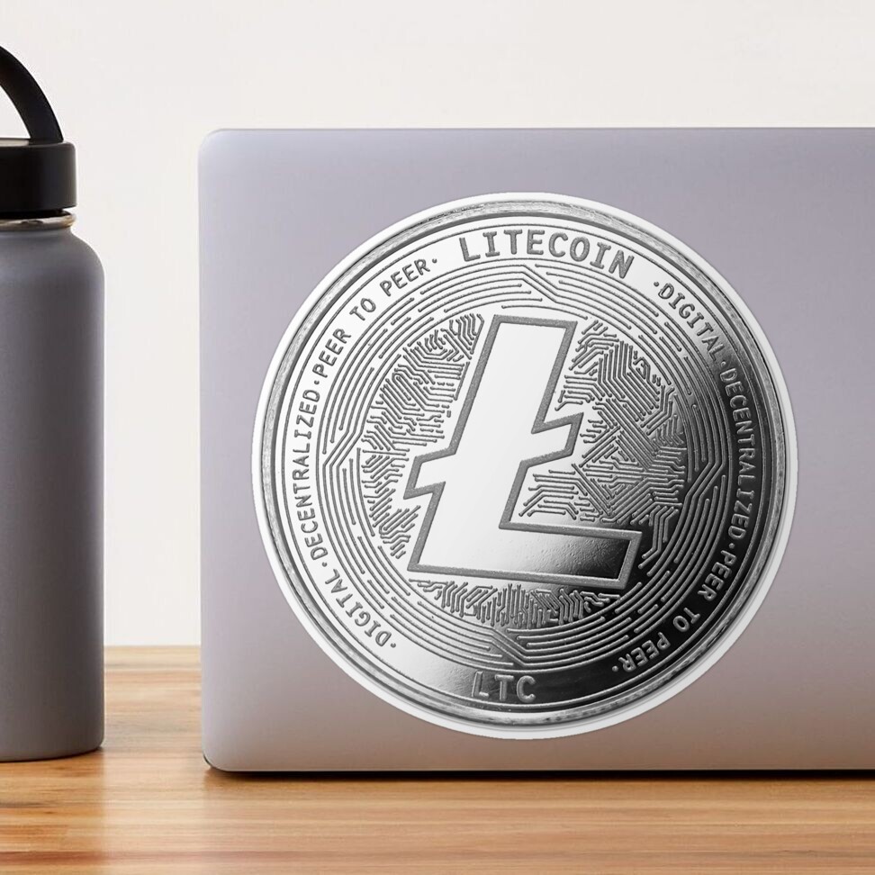 Litecoin ( LTC ) Coin Token Silver / Platinum Crypto Cryptocurrency
