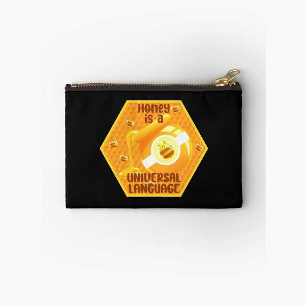 Item preview, Honey is a Universal Language! (On Black) designed and sold by PawsitiveMum.
