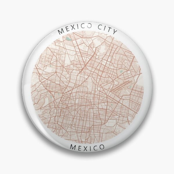 Item preview, Mexico City, Mexico Map (Theme 2) designed and sold by Mapnify.