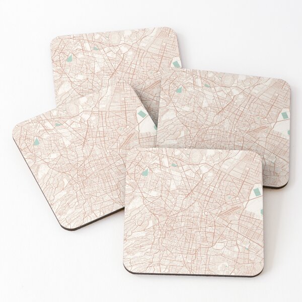 Item preview, Mexico City, Mexico Map (Theme 2) designed and sold by Mapnify.