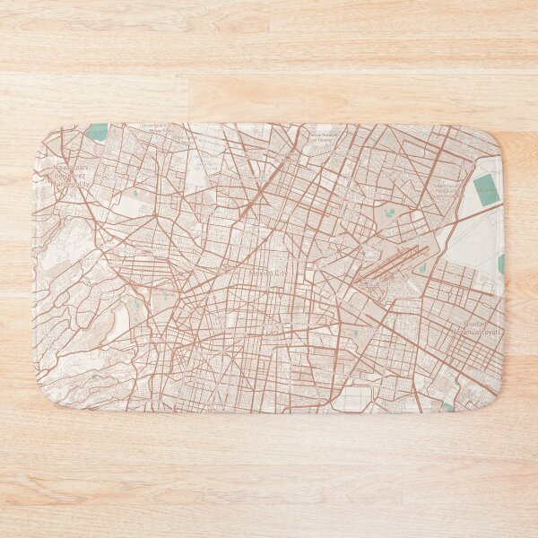 Item preview, Mexico City, Mexico Map (Theme 2) designed and sold by Mapnify.