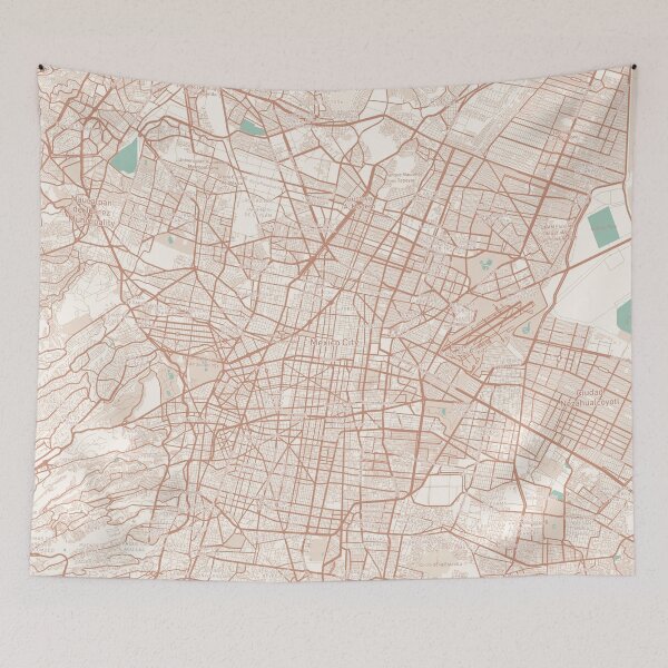 Item preview, Mexico City, Mexico Map (Theme 2) designed and sold by Mapnify.