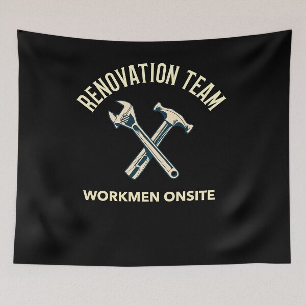 Item preview, Renovation Team, Builders Tools, Construction Site, Interior Contractors  designed and sold by HomeConscious.