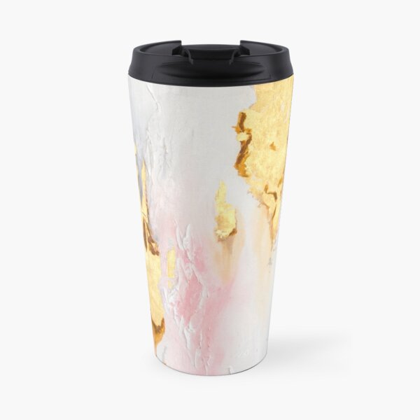 Gold Marble Travel Mug