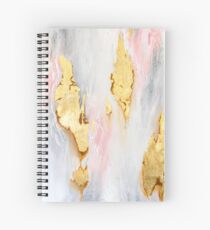 Gold Marble Spiral Notebook