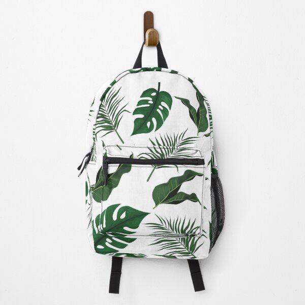 Item preview, Tropical Green Leaves Botanical Pattern designed and sold by happinestSHOP.