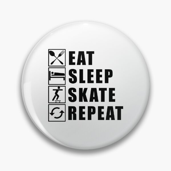 Item preview, Eat Sleep Skate Repeat designed and sold by Adel Qasem.