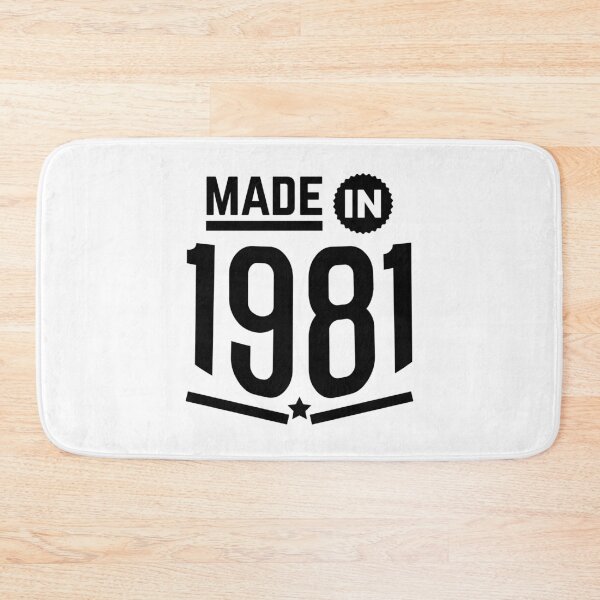 Item preview, Made in 1981 birthday gift design designed and sold by rodmendonca.