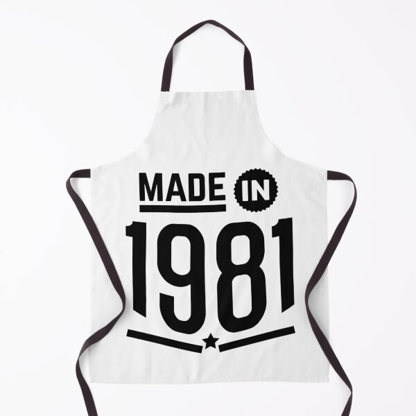 Item preview, Made in 1981 birthday gift design designed and sold by rodmendonca.