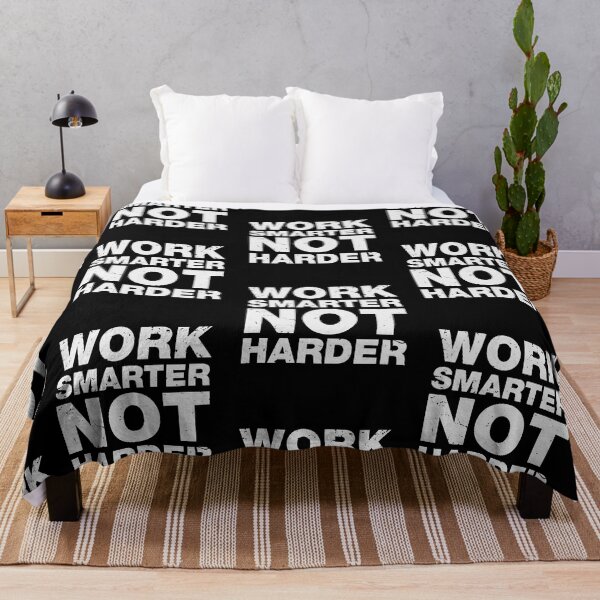 Item preview, Work Smarter Not Harder Motivational Quotes designed and sold by Scratches Tees.