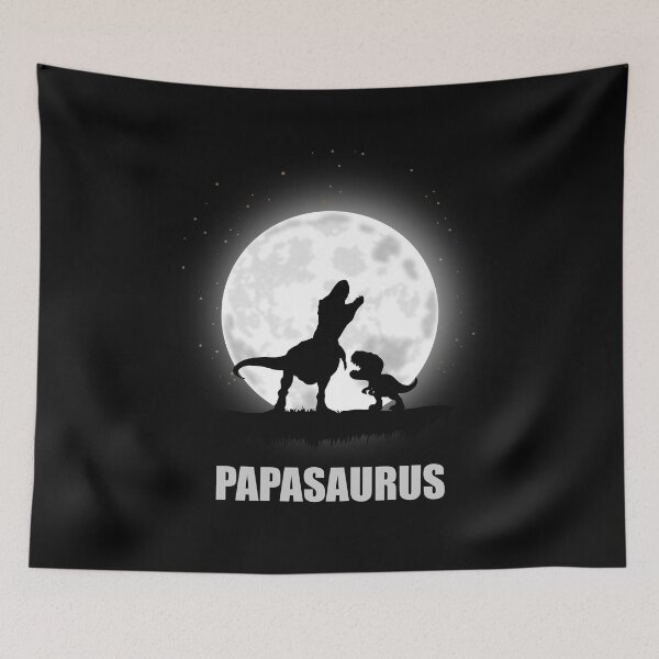 Item preview, Papasaurus Vintage Father Dinosaur Tyrannosaurus designed and sold by Ibu83.
