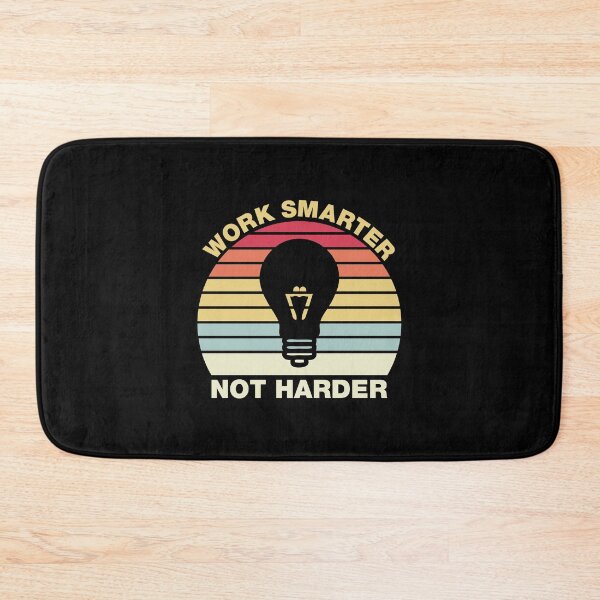 Item preview, Work Smarter Not Harder Inspirational Quotes designed and sold by Scratches Tees.