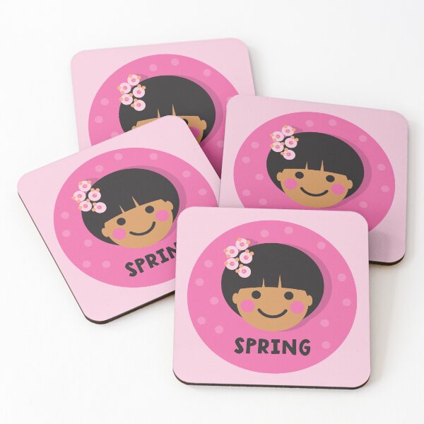 Item preview, Cute Spring Cherry Blossom Girl designed and sold by VicEllisArt.