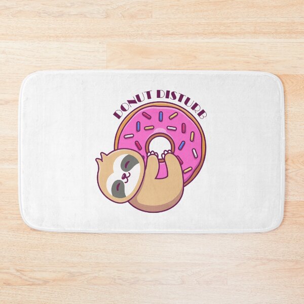 Item preview, Donut disturb, cute kawaii sloth and donut design. designed and sold by PonyAddiction.