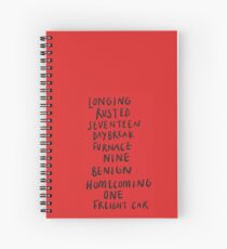 BUCKY BARNES TRIGGER WORDS Spiral Notebook