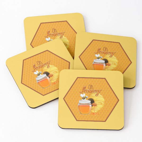 Item preview, Oh, Honey(Bee)! On Yellow designed and sold by PawsitiveMum.
