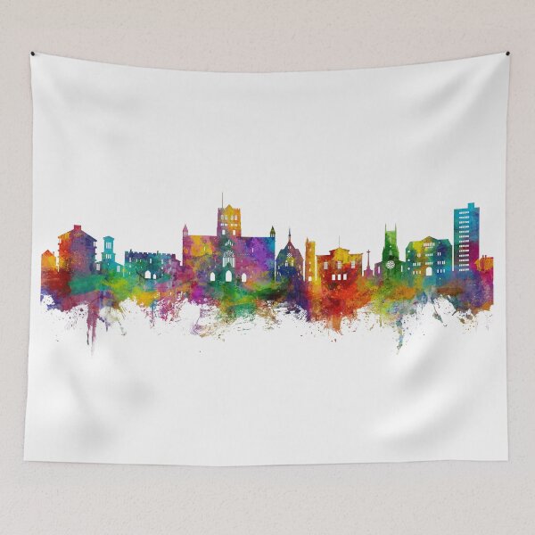 Item preview, St Albans England Skyline designed and sold by ArtPrints.