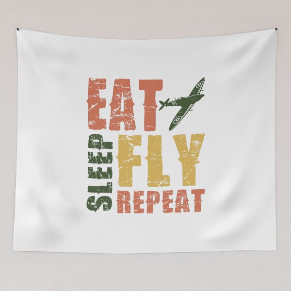 Item preview, 	Airplane Pilot Shirts - Eat Sleep Fly Repeat designed and sold by pannolinno.