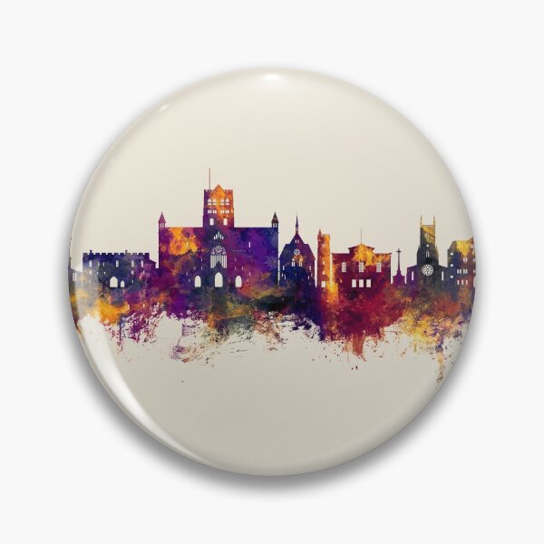 Item preview, St Albans England Skyline designed and sold by ArtPrints.