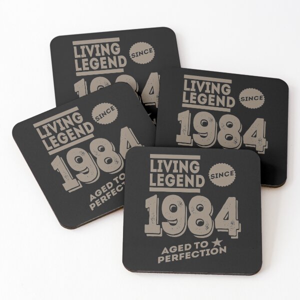Item preview, Living Legend Since 1984 Aged to Perfection birthday gift design designed and sold by rodmendonca.