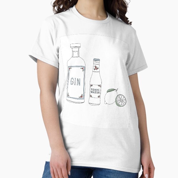 Item preview, Gin tonic and lime - Artwork designed and sold by GirlGangPrints.
