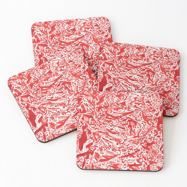 Item preview, RED Abstract Art Work designed and sold by Valeria Nikitina.